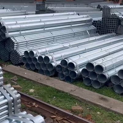 Stärke ISO9001 des Han Steel Seamless Galvanized Round-Blech-Rohr-DX51D Z265 70
