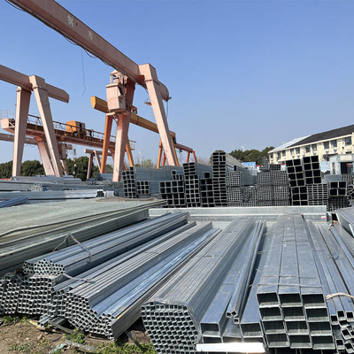 600mm quadratischer Gi-überzogenes Rohr galvanisierte Stahlquadrat-Schlauchpreis-MA-Stahl
