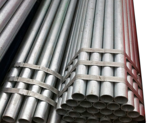 Rundes galvanisiertes Stahlrohr 12M 6M 6.4M 5.8-12M LÄRM-en galvanisierte Stahlrohr