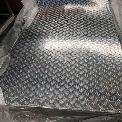 55% Aluminiumlegierungs-galvanisierte Gi kariertes Platten-Zinkblech-Metall 6m