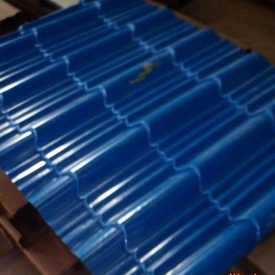 Z30 - Z40 Gewellte, farbbeschichtete Platte für Gebäudedachplatten 0,12 - 0,13 mm