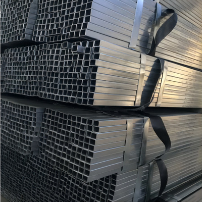 ASTM ISO9001 Q195 A500 A53 Rechteckig 30 - 60 g Aluminium verzinkt für Flüssigkeitsrohre