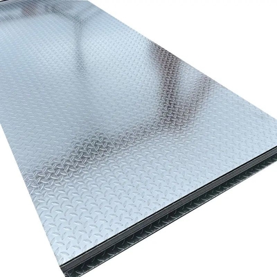 Null Flitter galvanisiertes karierter Stahlplatten-Rollenwarm gewalzter GI kariertes Blatt