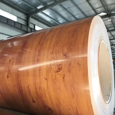 Hölzerne Marmor-PPGI-Farbe beschichtete Stahlspule 1250mm PPGL A755 für Inneneinrichtung