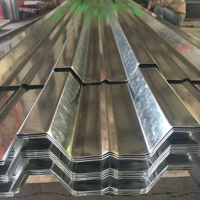 Galvanisiertes Farbüberzogenes Platten-Blatt runzelte das Stahlgi-Eisen, das 275g/㎡ überdacht