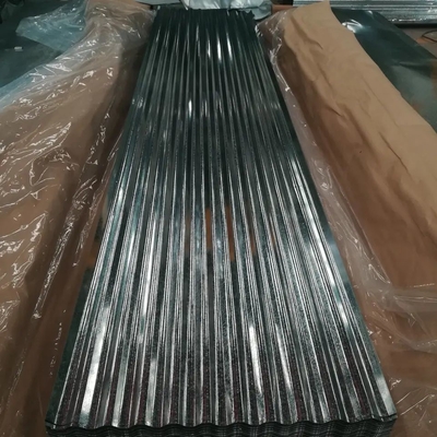 Zink-Deckungs-Farbe umhüllt Blech, galvanisierten Stahlmetallgi zu bügeln runzelte 2000mm