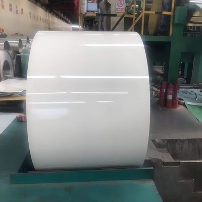 Weißer vorgestrichener Ppgi galvanisierte Stahlspule 0.4mm Farbe beschichtetes PPGI G350