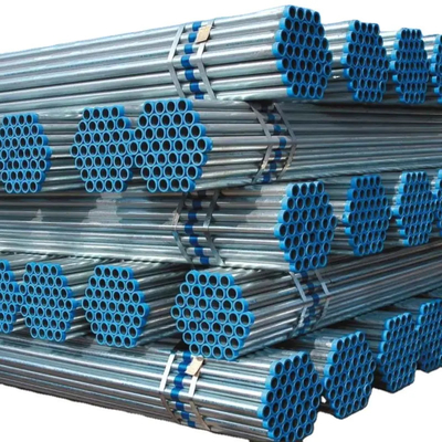Warmgetränkte GI Galvanisierte Stahlrohrrundenrohren DN15-DN200 Dx53D Dx54D nahtlos