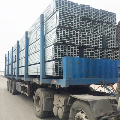 ERW Galvanisierte Stahlrohrröhren Q195 Rechteckige Hohle GI 630mm