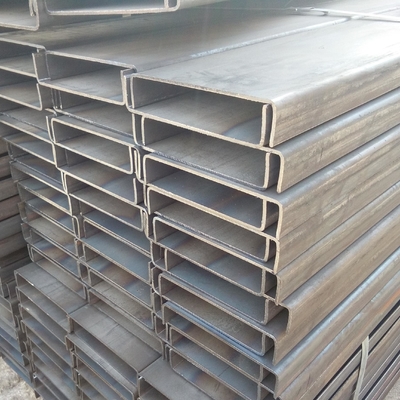 A53 Q195 Q235 Galvanisierter Kanal AISI ASTM Stahlprofil-Gebäudekabine hohe Intensität