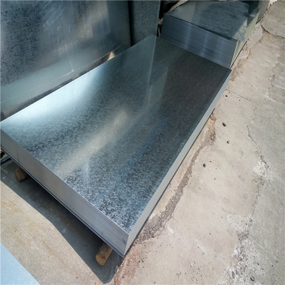 ISO9001 Heißtauchverzinktes Stahlblech 1 mm 2 mm 3 mm Dicke für die Industrie