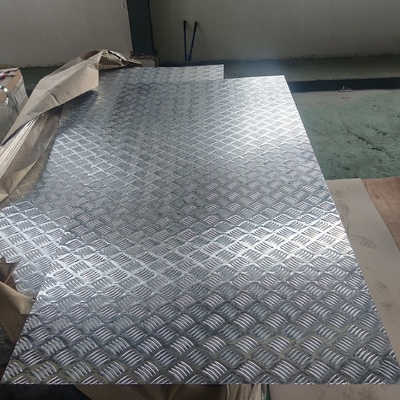 T6 Klasse 1050 1100 5052 6061 7075 Aluminiumplatte Ausdruckmuster für die Bauverzierung Aluminiumblech