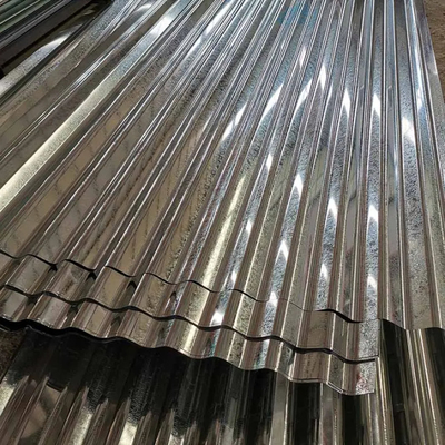 Ge Zink beschichtet Stahl Verzinkte Metalldachplatten Platte Fabrikpreis 0,5 mm 0,75 mm
