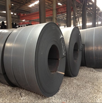 ASTM A283 A36 Hohe Festigkeit 26 Gauge Ss400 Q345 HR Stahlspule Leichte Kohlenstoffstahlspule